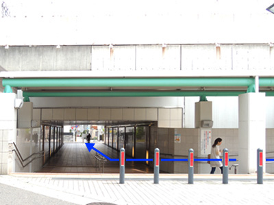 JR甲南山手駅からの道順2