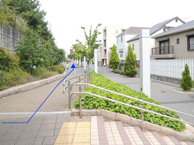 JR甲南山手駅からの道順3
