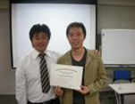 鈴木真名先生のコース終了後の写真
